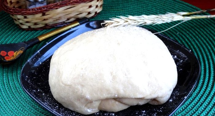 Дрожжевое тесто на кефире для пирожков