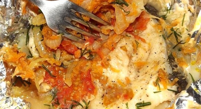 Стейк из зубатки