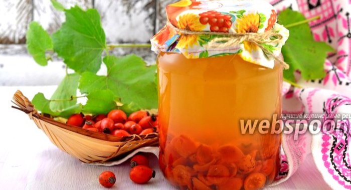 Компот из шиповника на зиму