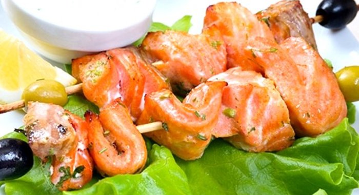 Шашлык из кижуча