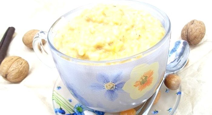 Овсяная каша с тыквой