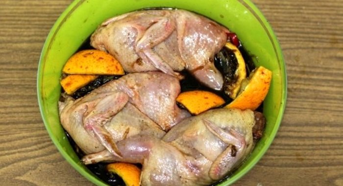 Маринад для перепелов на гриле