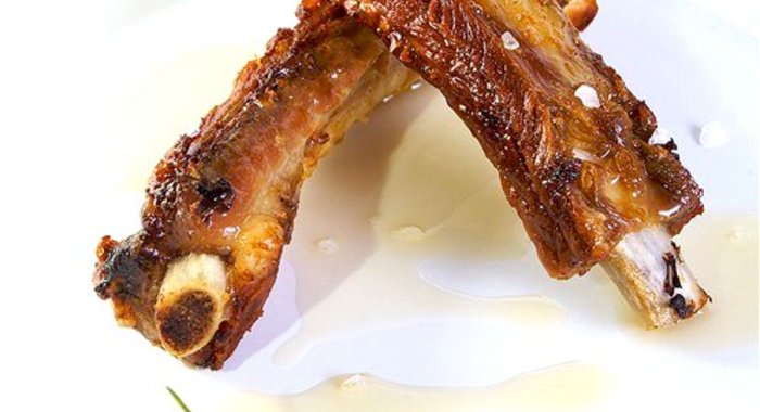 Свиные ребра в маринаде