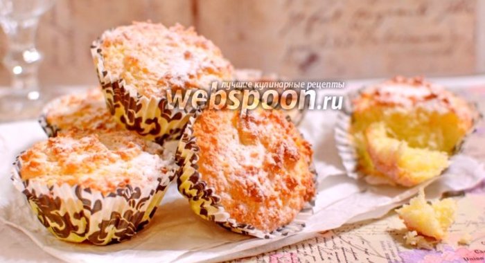 Кокосово-сырные пирожные