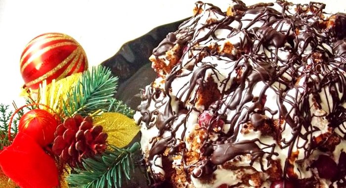 Торт Пинчер кучерявый с вишней