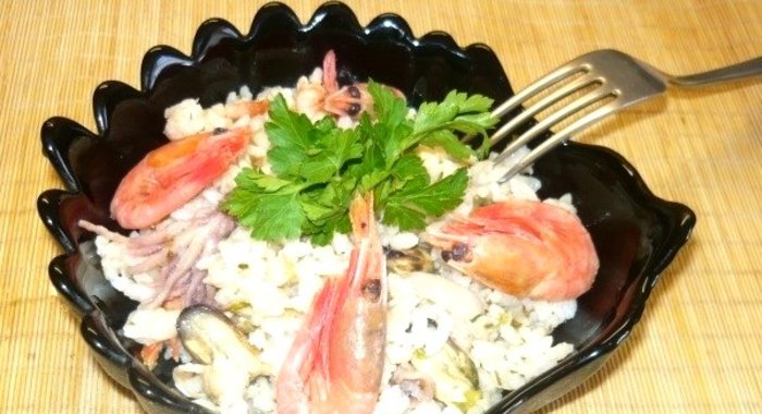 Рис на сковороде