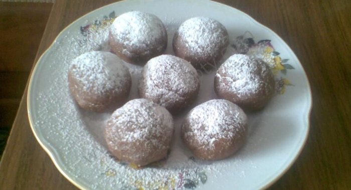 Пирожное Картошка из бисквита