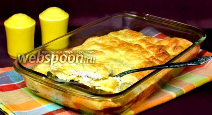 Пикша в сырном суфле