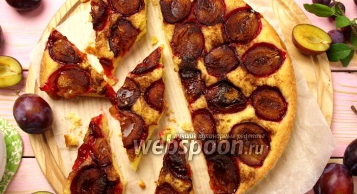 Сливовый пирог из газеты «New York Times»