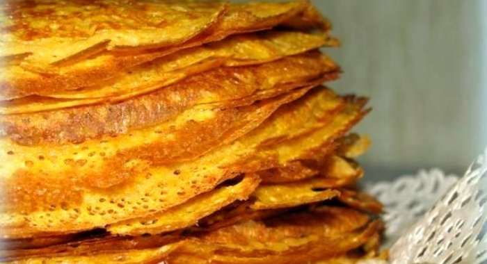 Блины с морковью