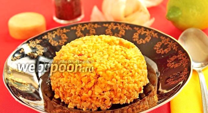 Плов из булгура с курицей