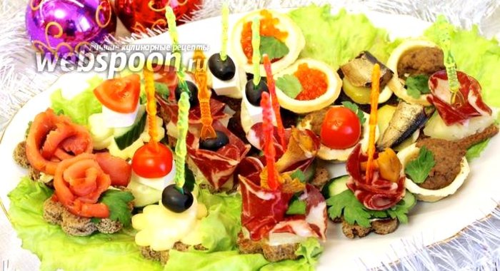 Новогодние канапе