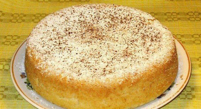 Запеканка с яблоками в мультиварке