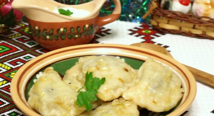 Вареники с капустой