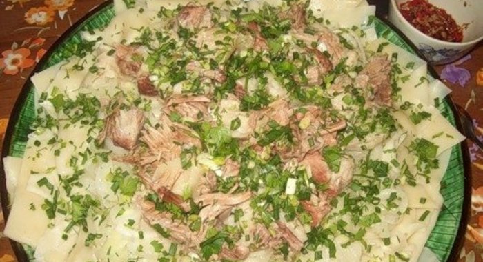 Бешбармак из говядины