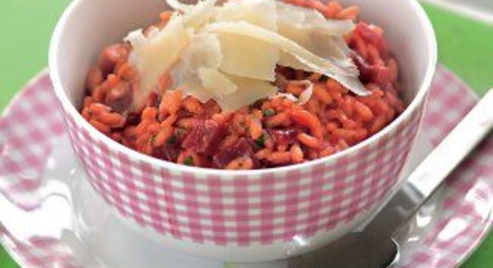 Ризотто из свеклы