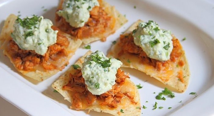 Канапе с чипсами