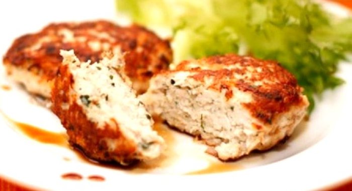 Котлеты куриные с чесноком