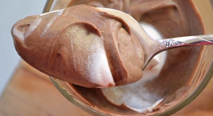 Шоколадно-сливочный мусс