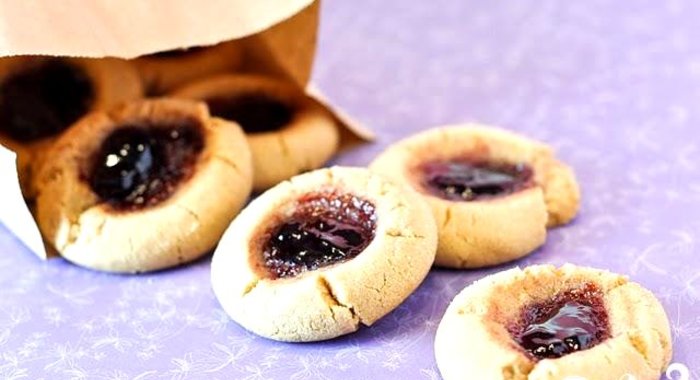 Мини-печенье с джемом