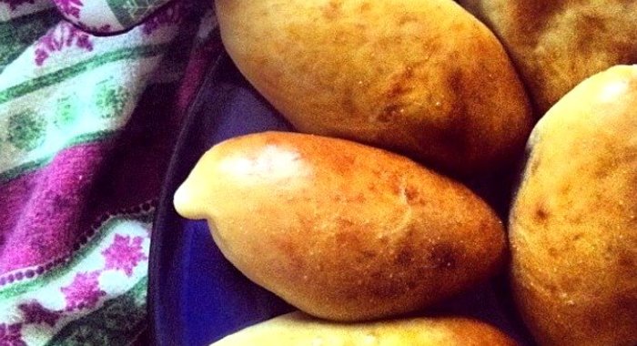 Пирожки домашние с мясом и капустой