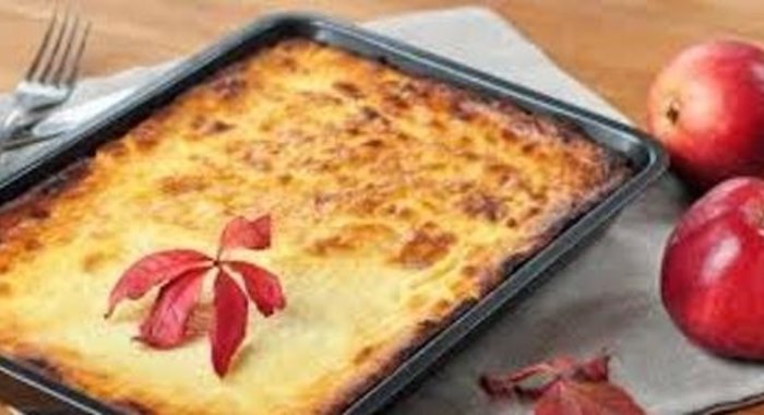 Творожная запеканка со сгущенкой