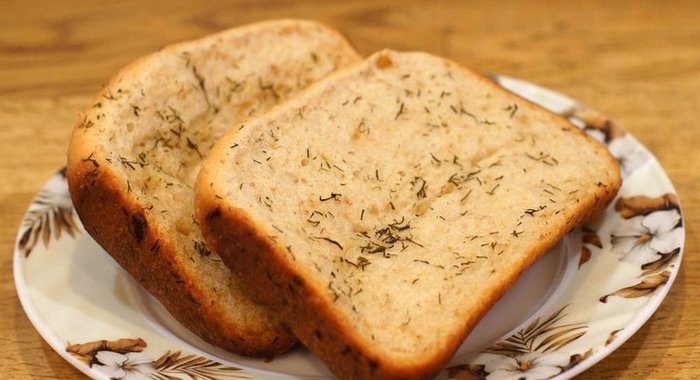 Хлеб с чесноком