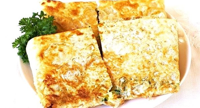 Лаваш с зеленью