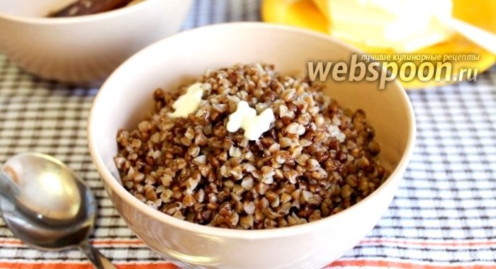 Каша гречневая в микроволновке