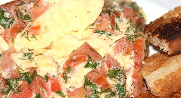 Омлет на пару в микроволновке