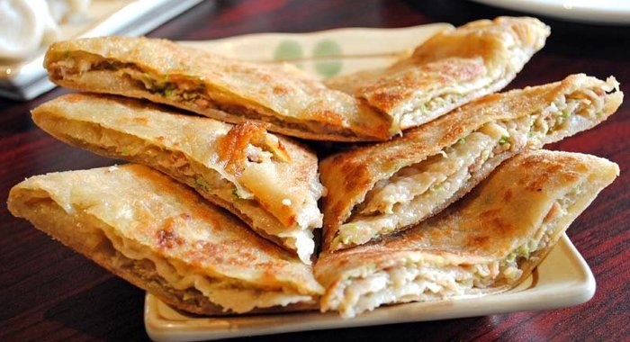 Блины с курицей и сыром