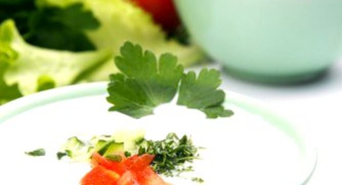 Окрошка с бараниной по‑ашхабадски