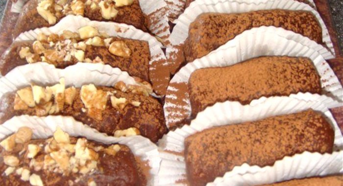 Пирожное «Картошка» с коньяком и грецкими орехами