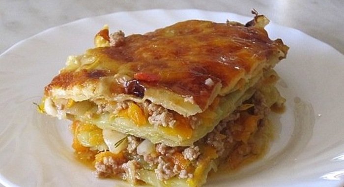 Капустная лазанья