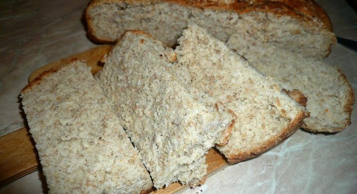 Пшенично-овсяный хлеб с тмином