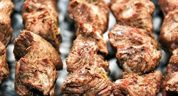 Шашлык из говяжьей вырезки