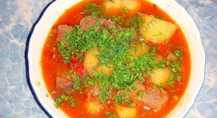 Гуляш из говядины