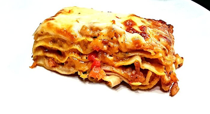 Лазанья с морепродуктами (Lasagne al ragu di mare)