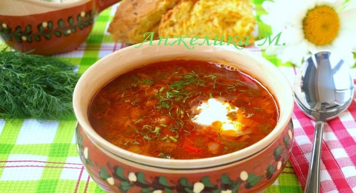 Щи с килькой