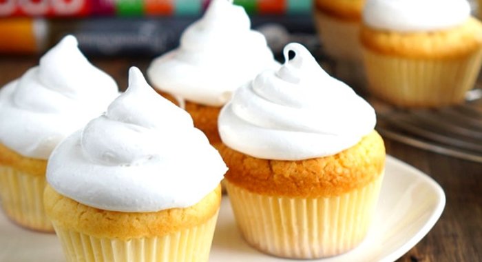 Капкейки с кремом внутри