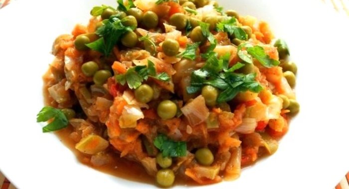 Рагу из свинины в мультиварке