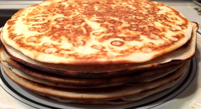 Пышные блины на дрожжах