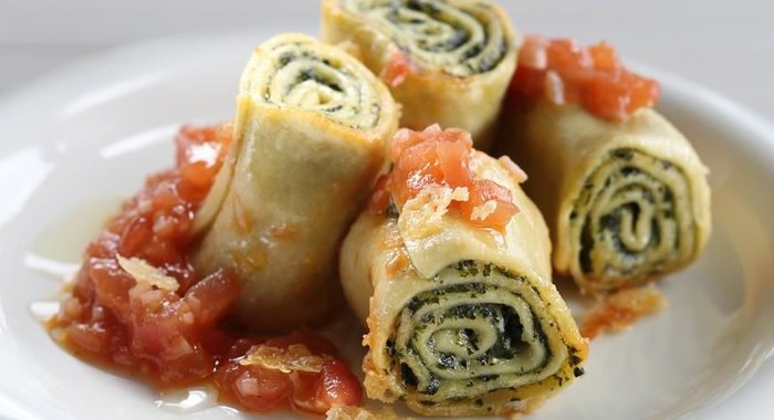 Роллы из пасты