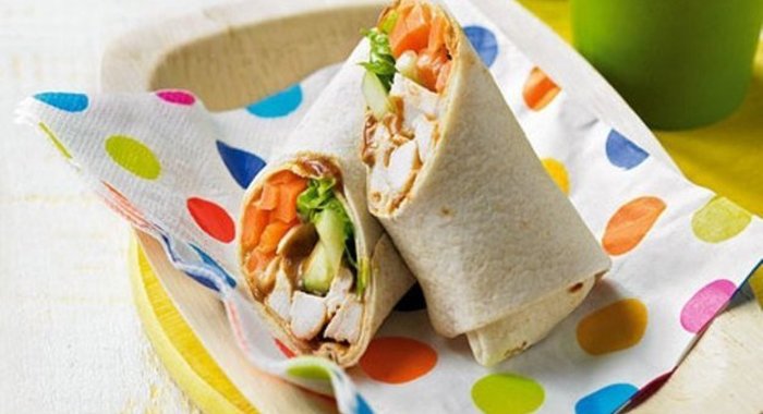 Роллы с курицей