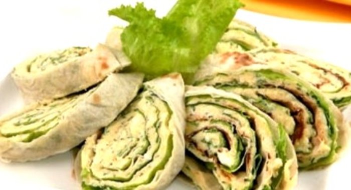 Лаваш с курицей и сыром