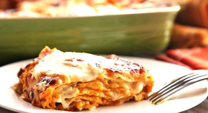 Лазанья с тыквой