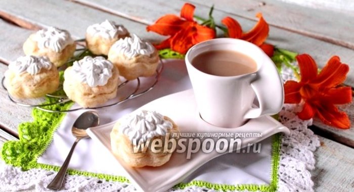 Пирожное «Корзиночка» с белковым заварным кремом