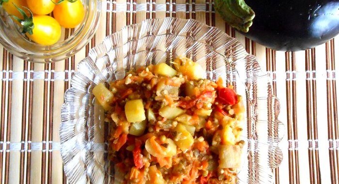 Рагу с машем в мультиварке