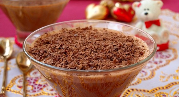Сливочно-шоколадный мусс