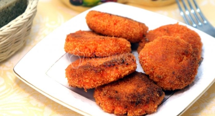 Морковные котлеты